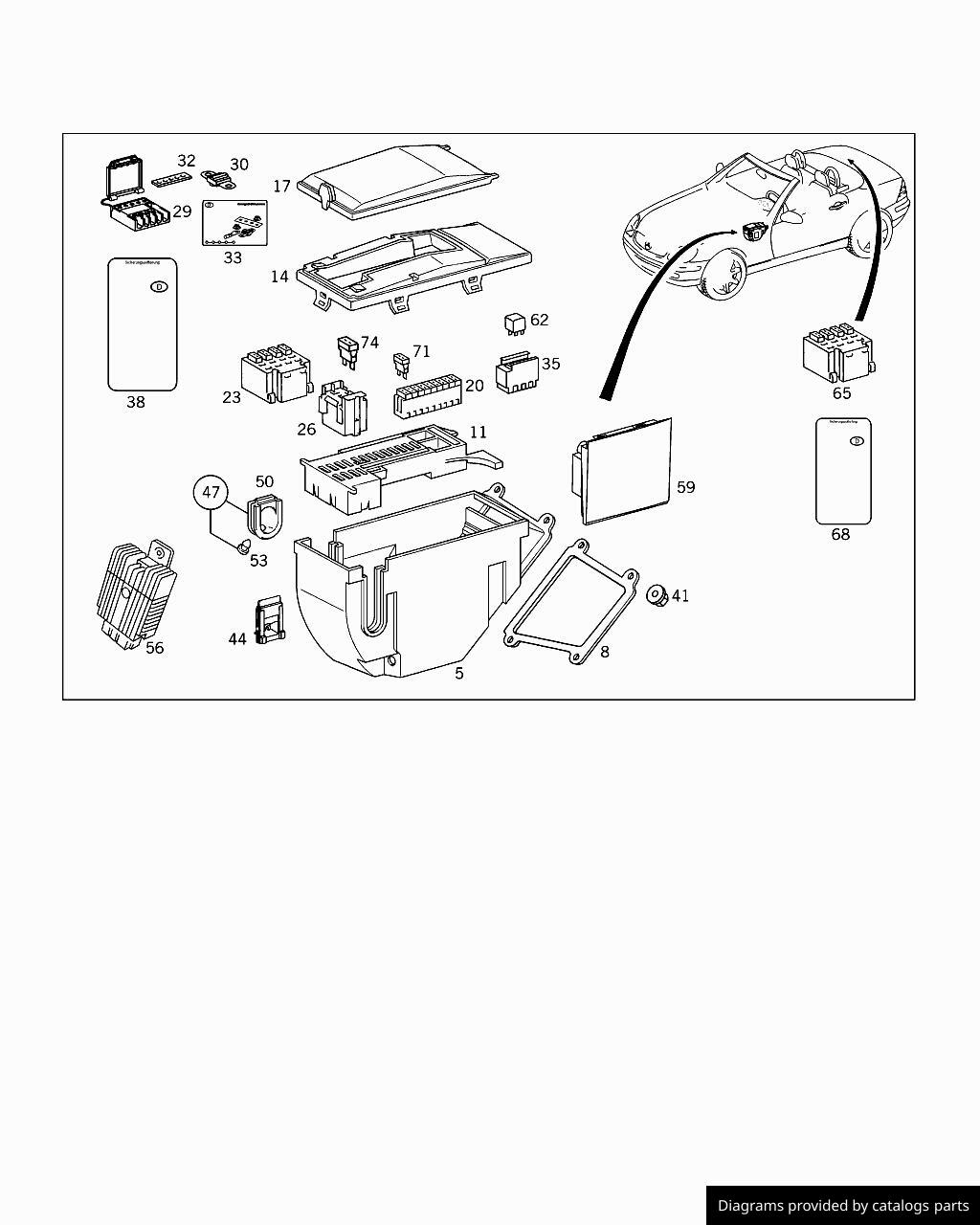 Car part diagram