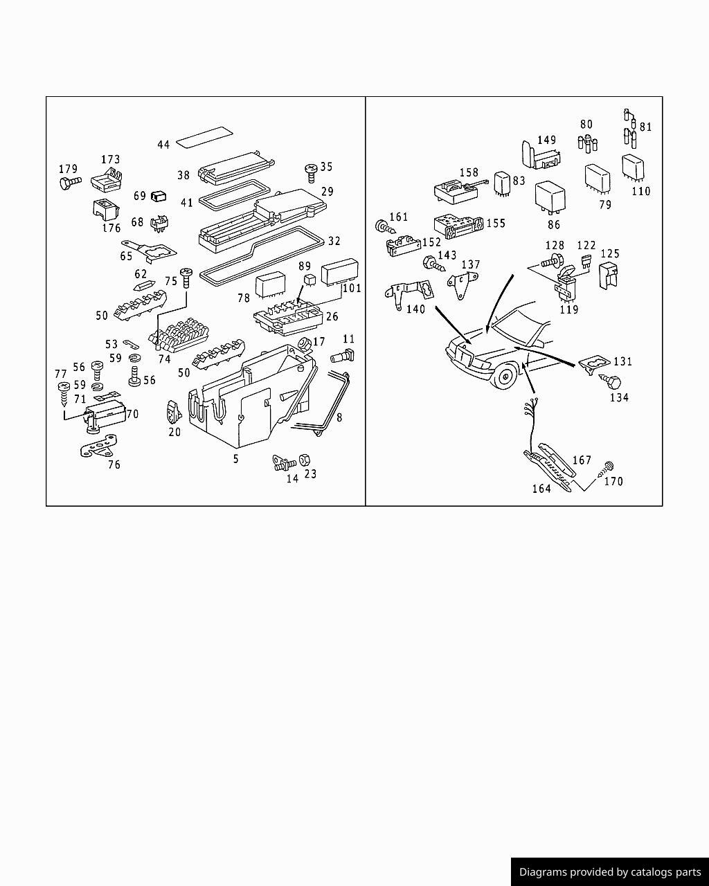 Car part diagram