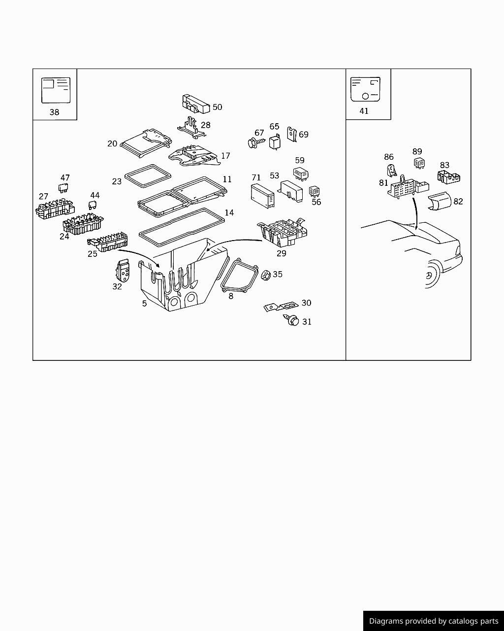 Car part diagram