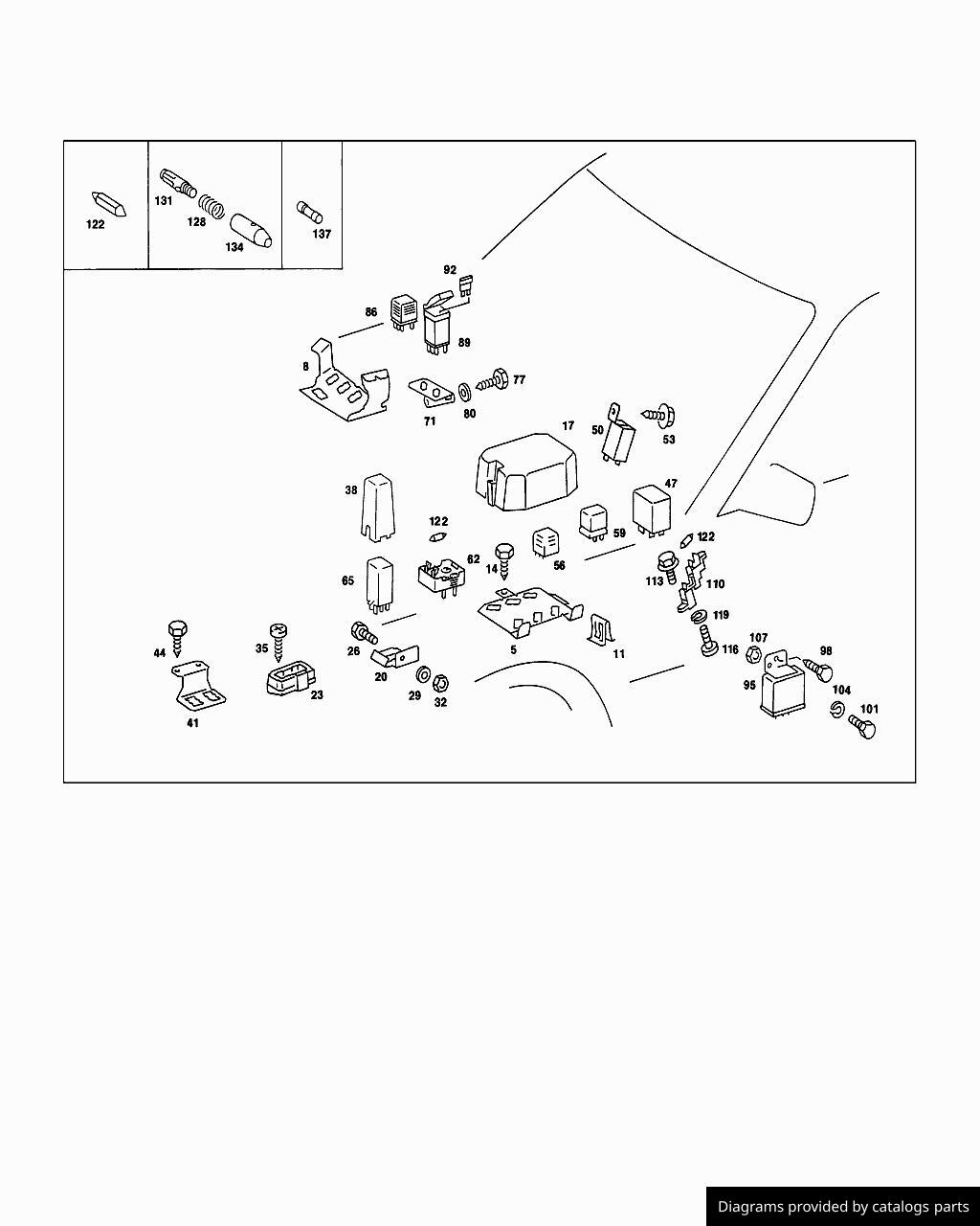 Car part diagram