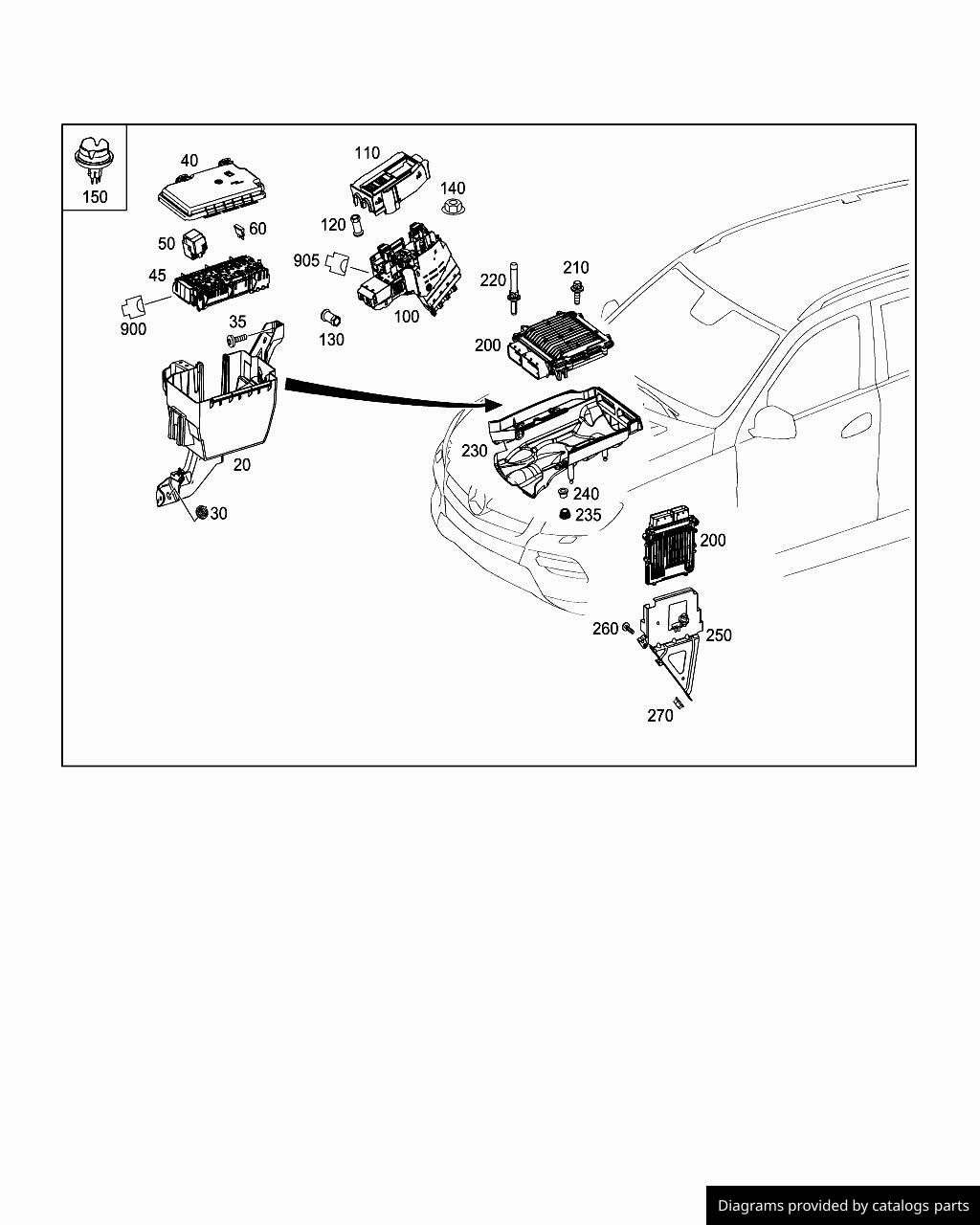 Car part diagram