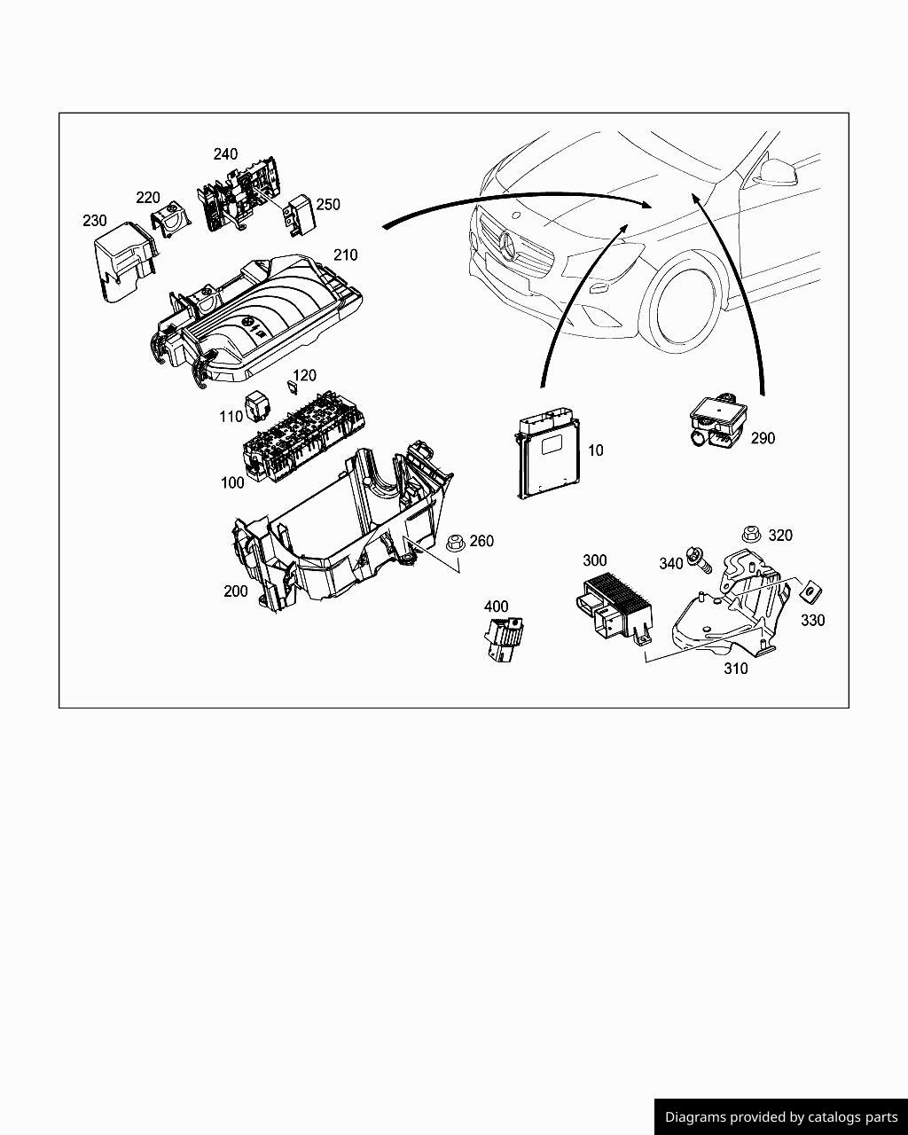 Car part diagram
