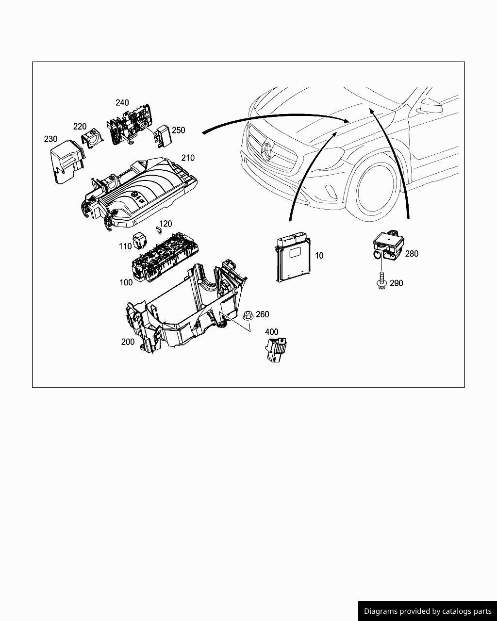 Car part diagram