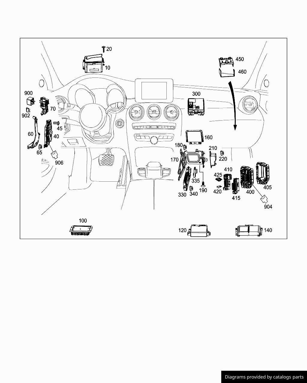 Car part diagram