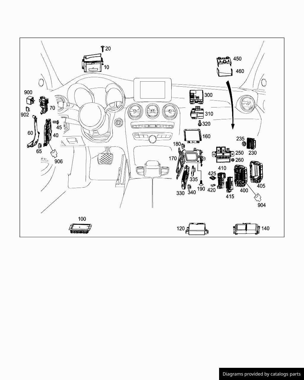 Car part diagram