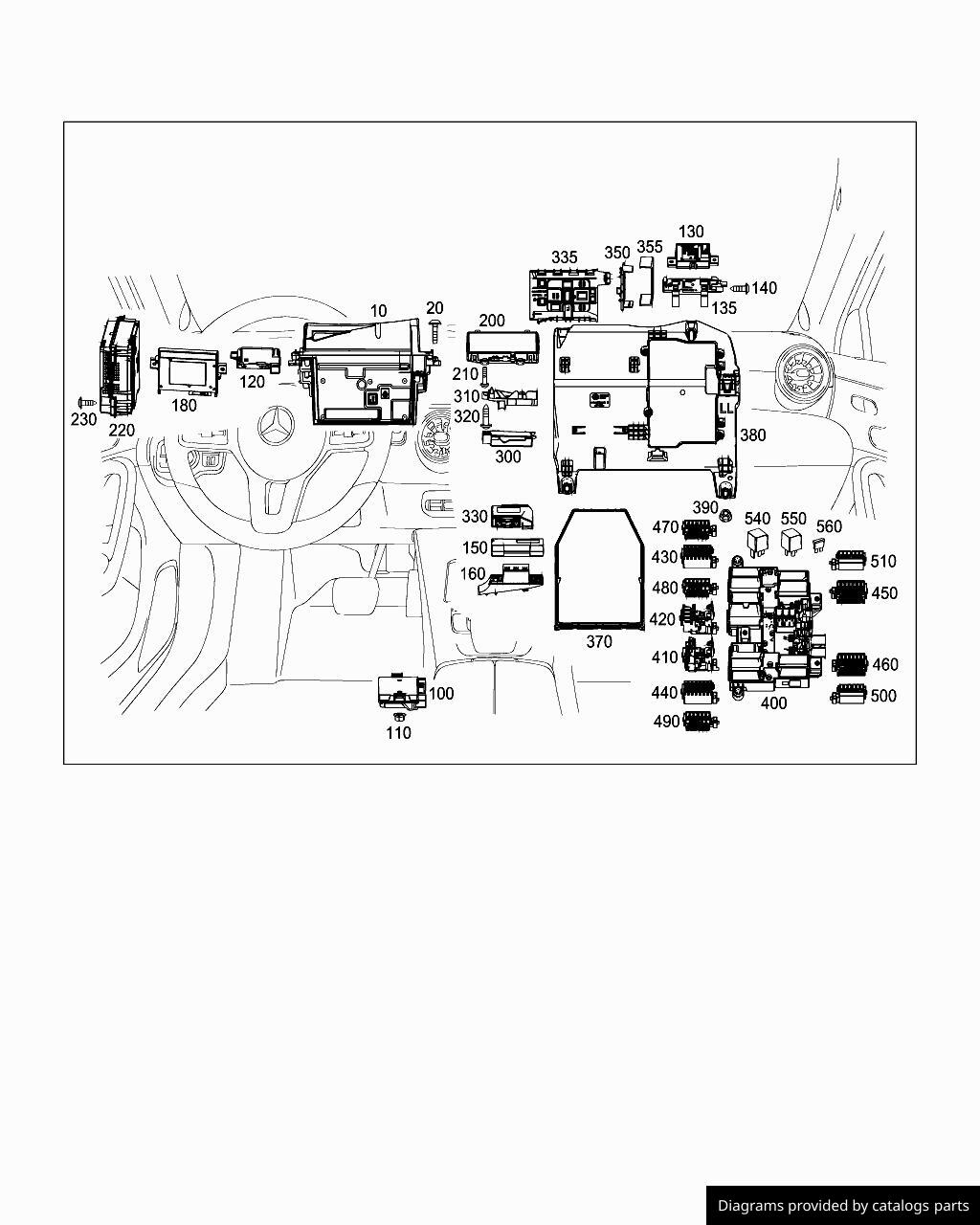 Car part diagram
