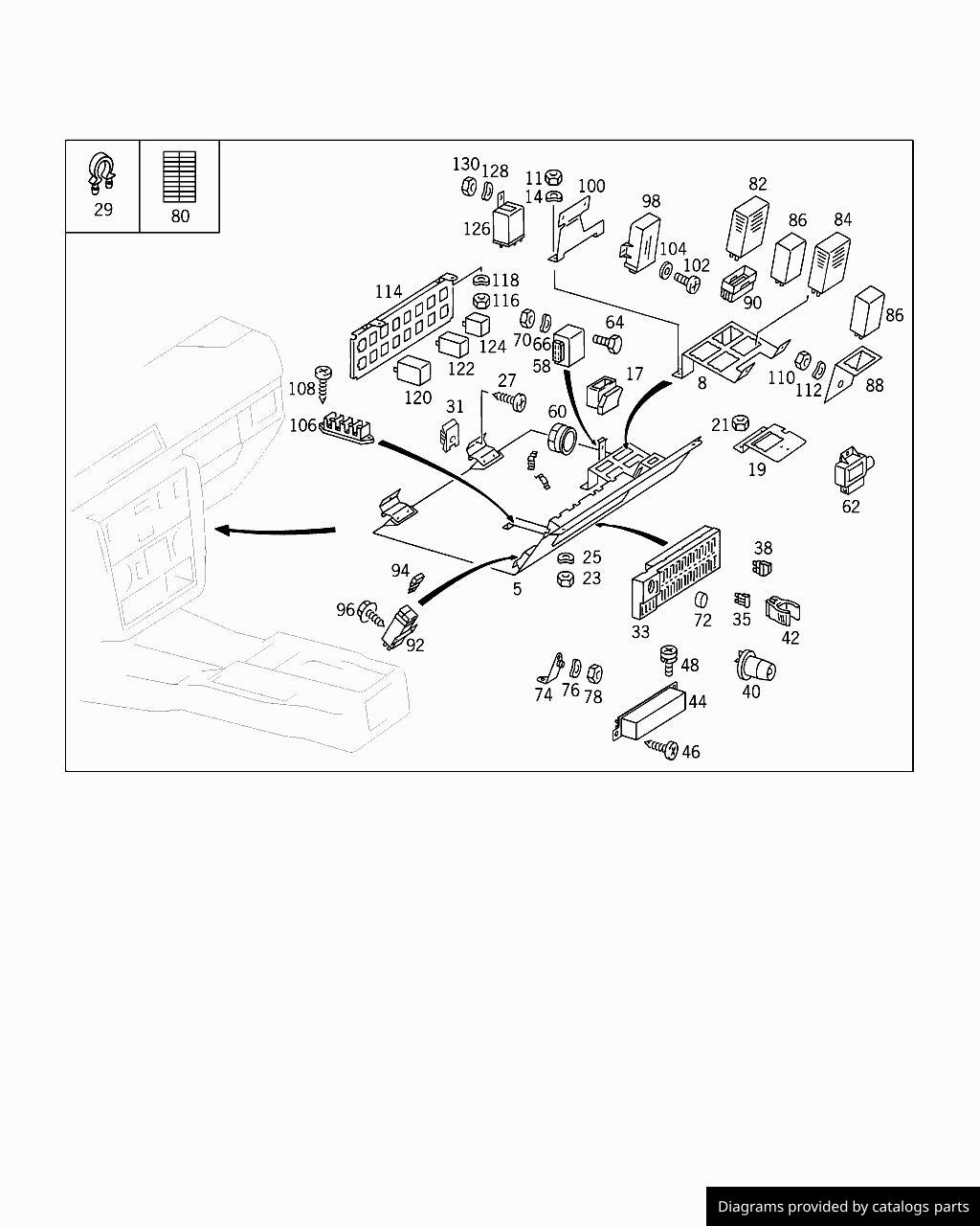 Car part diagram