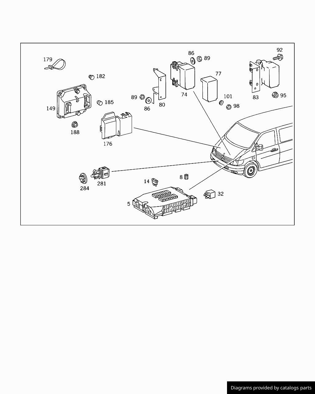Car part diagram