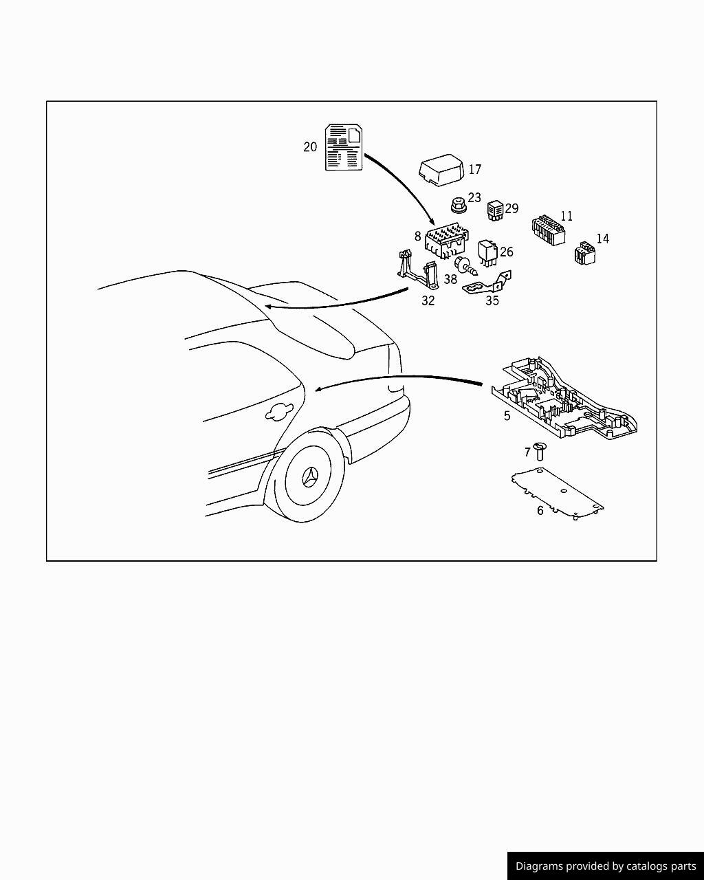Car part diagram