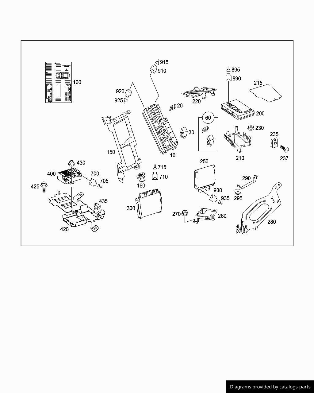 Car part diagram