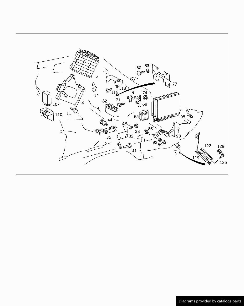 Car part diagram