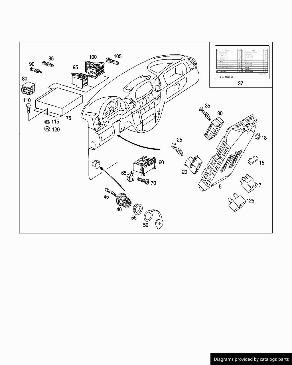 Car part diagram