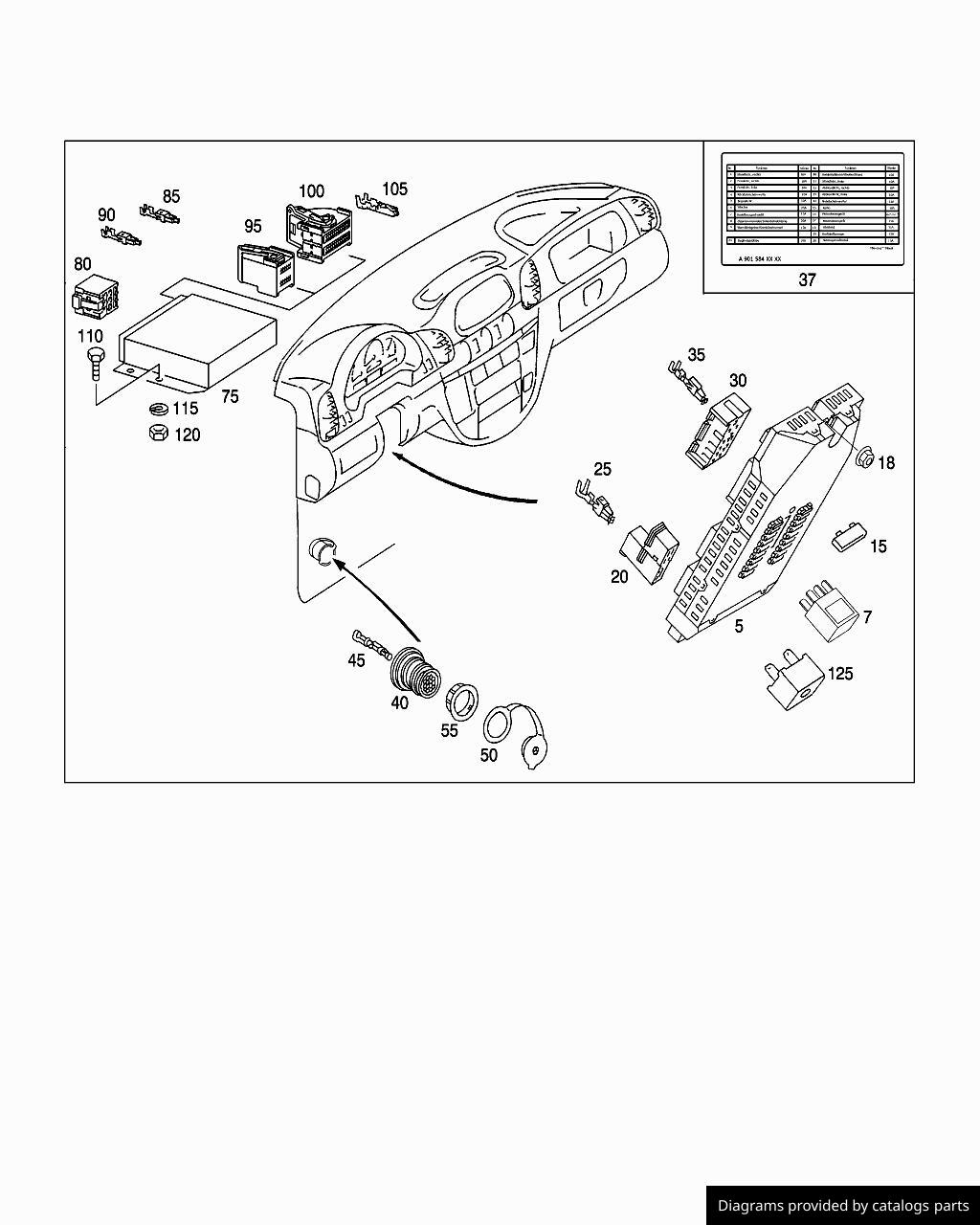 Car part diagram