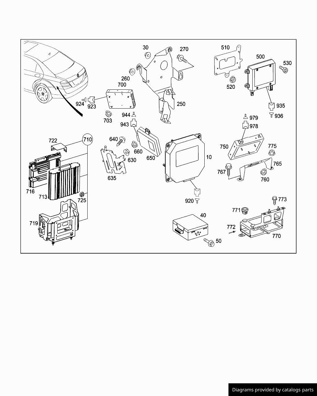 Car part diagram