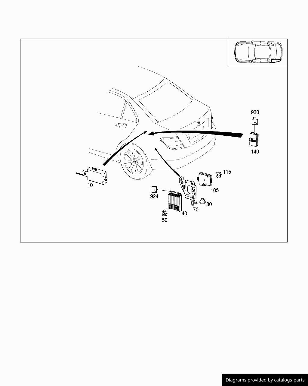 Car part diagram