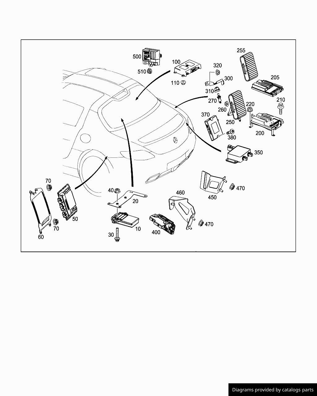 Car part diagram