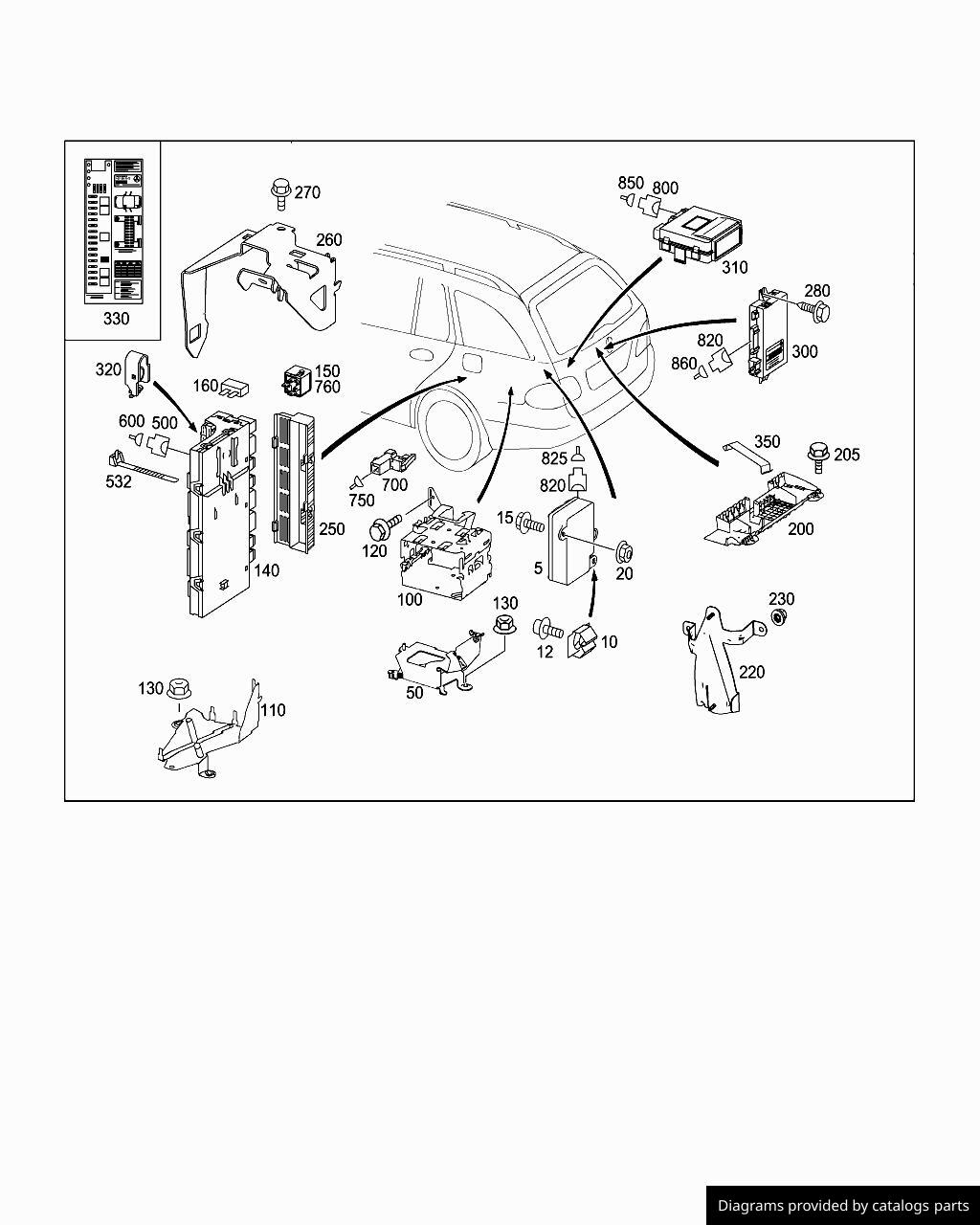 Car part diagram