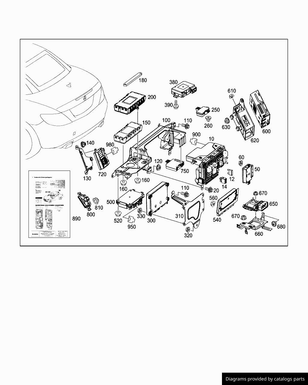 Car part diagram