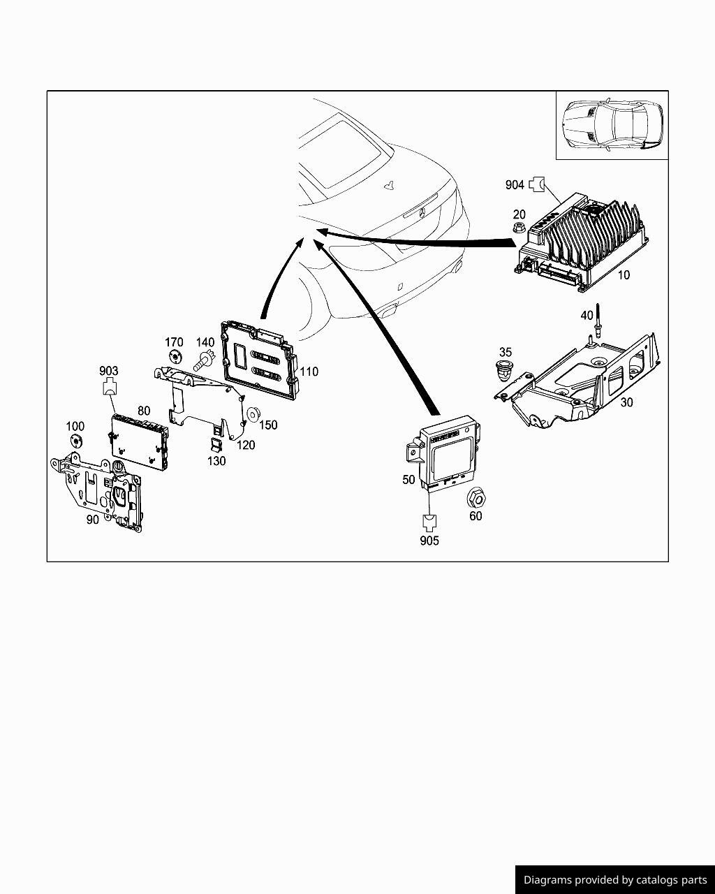 Car part diagram