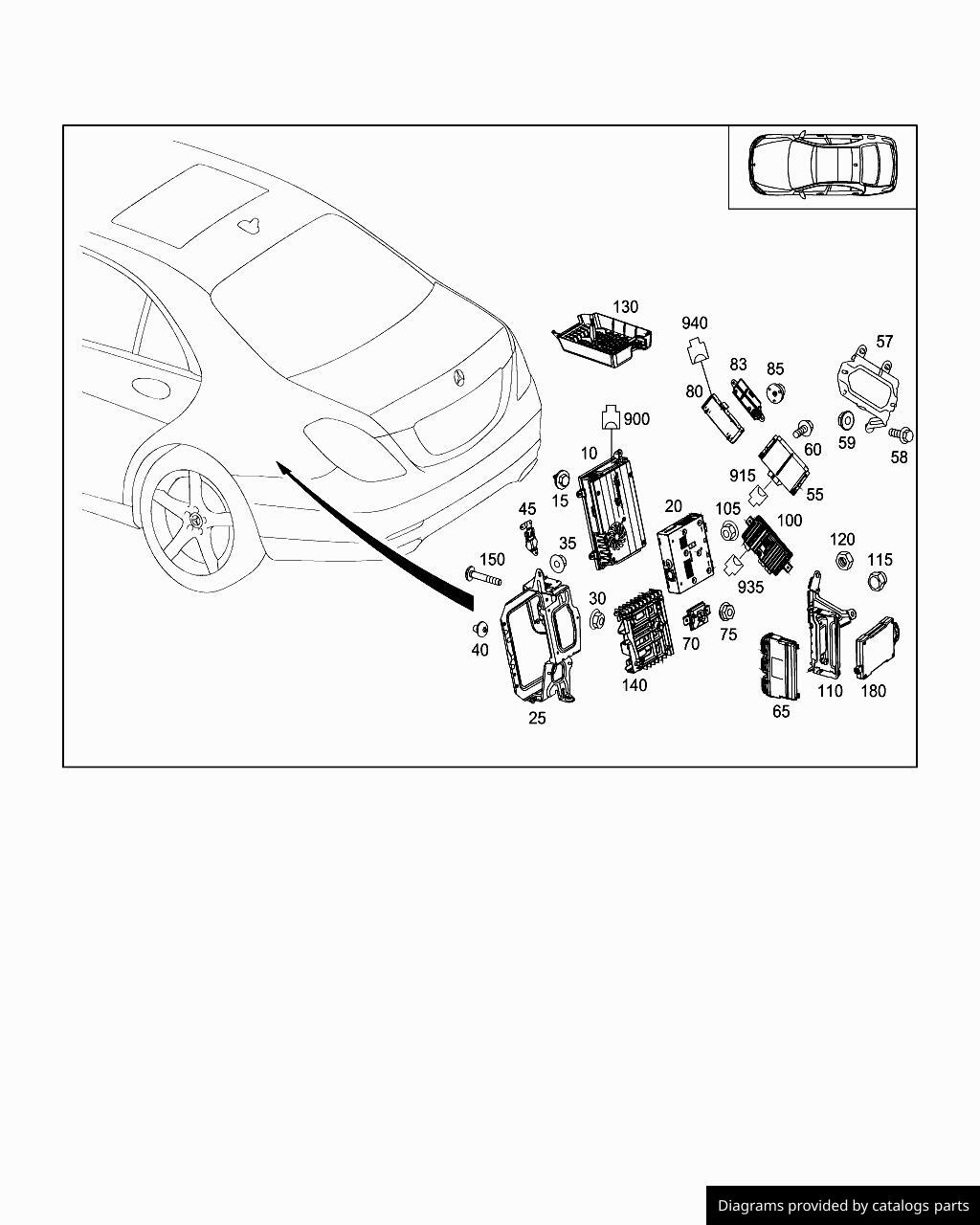 Car part diagram