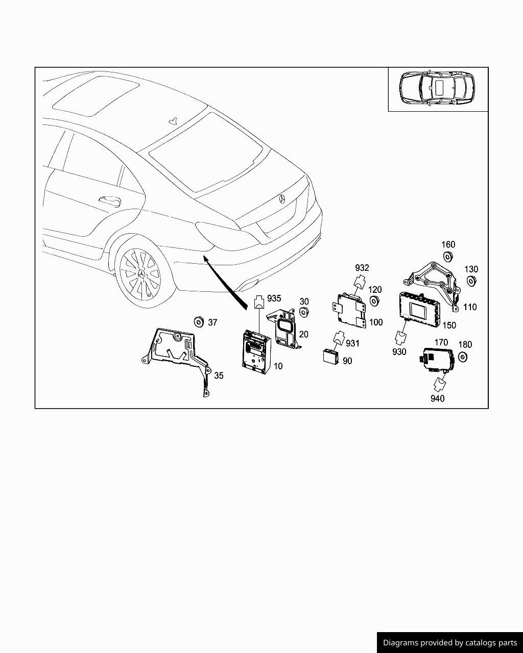 Car part diagram