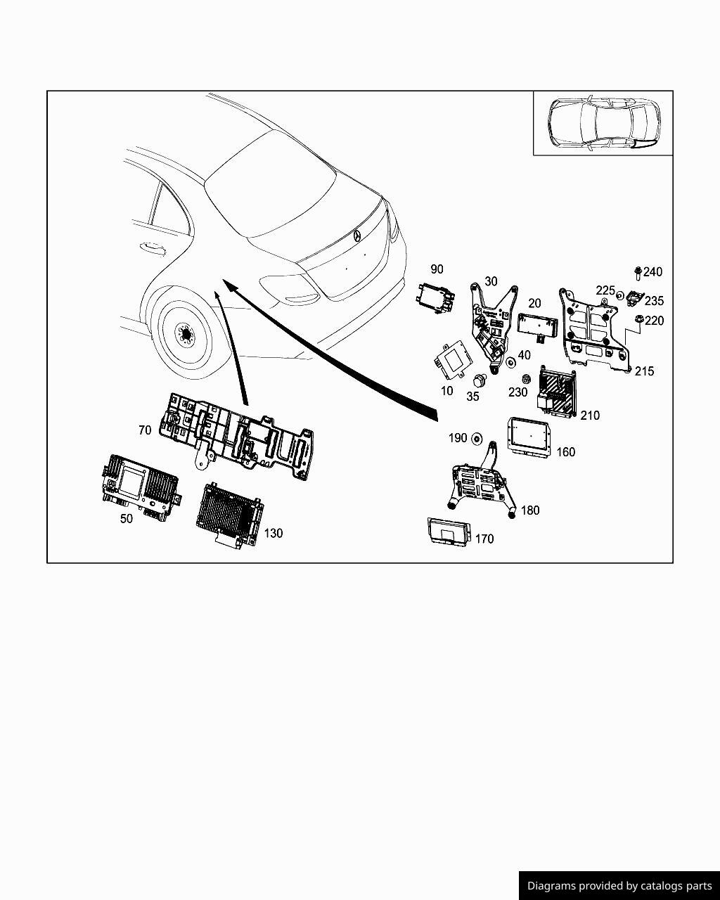 Car part diagram