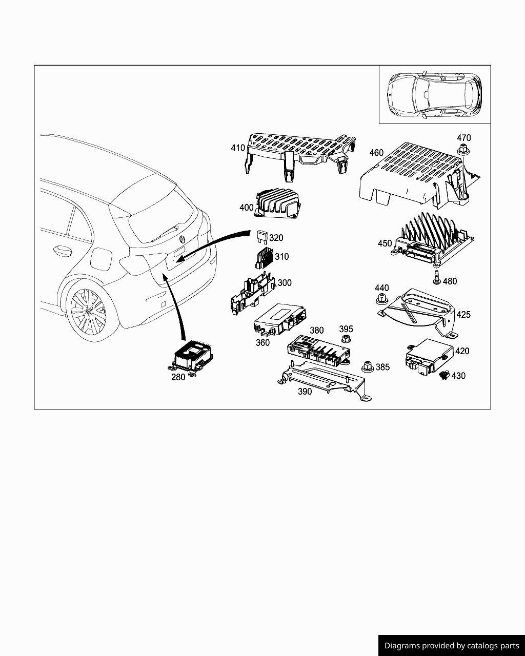 Car part diagram