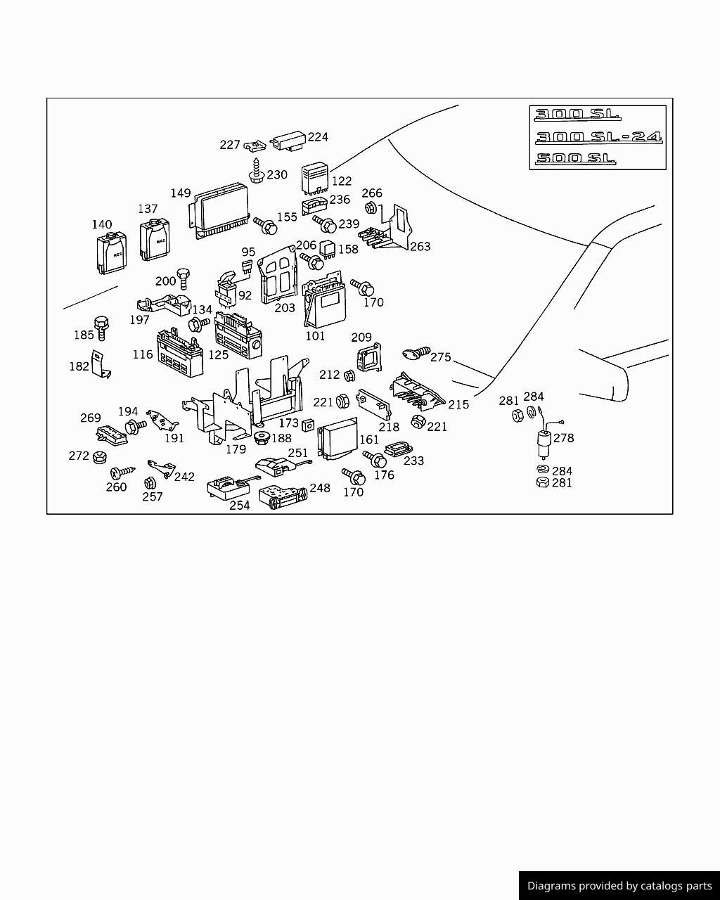 Car part diagram