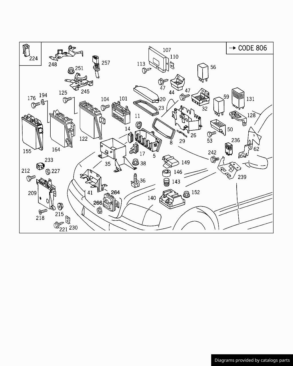 Car part diagram