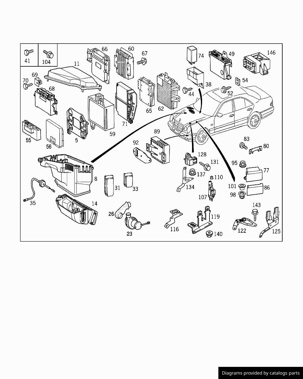 Car part diagram