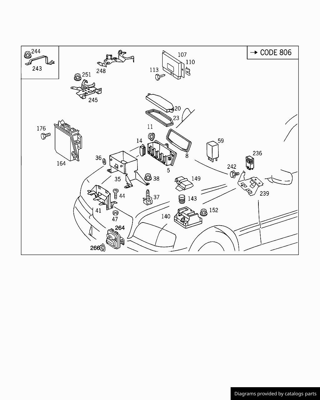 Car part diagram