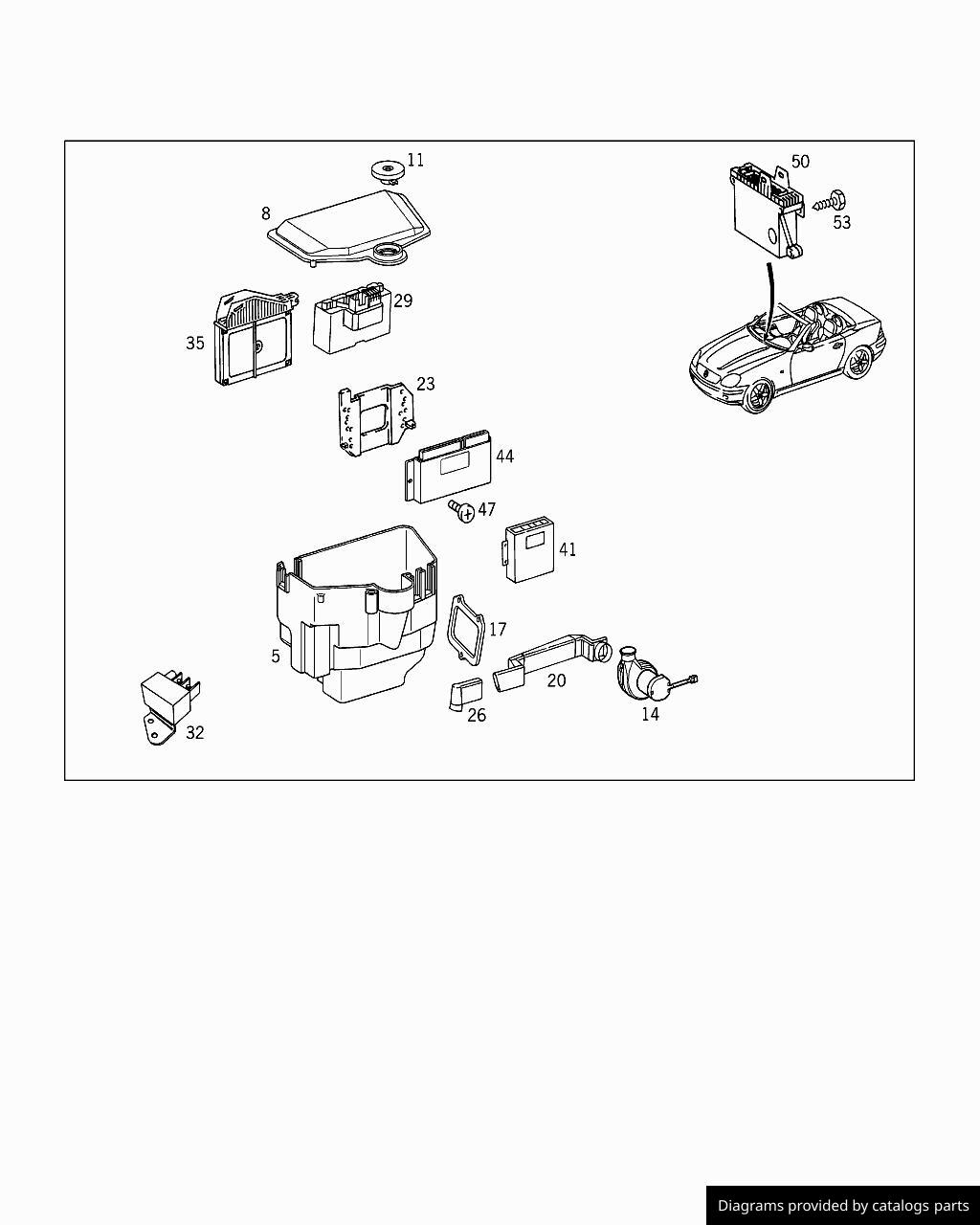 Car part diagram