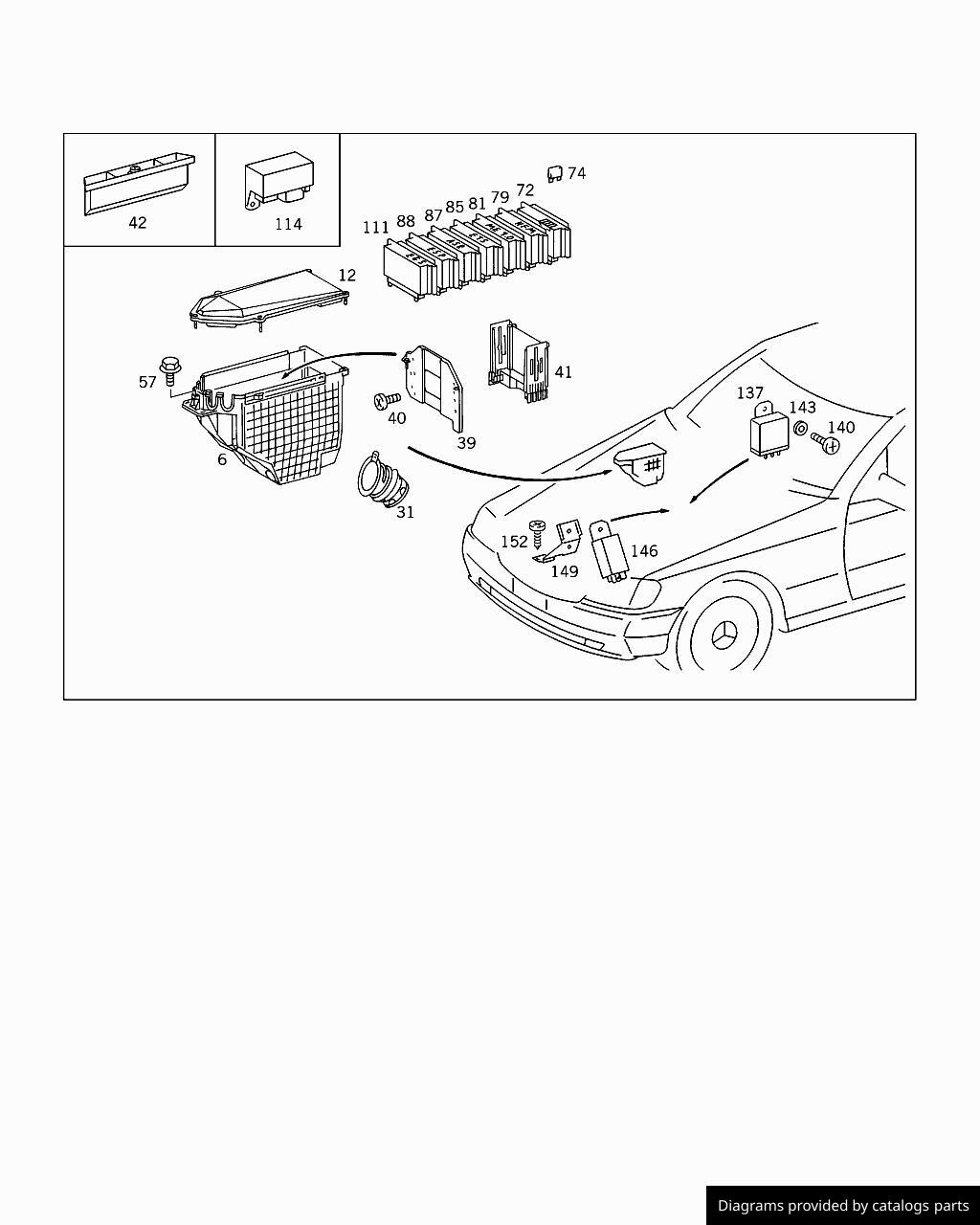 Car part diagram