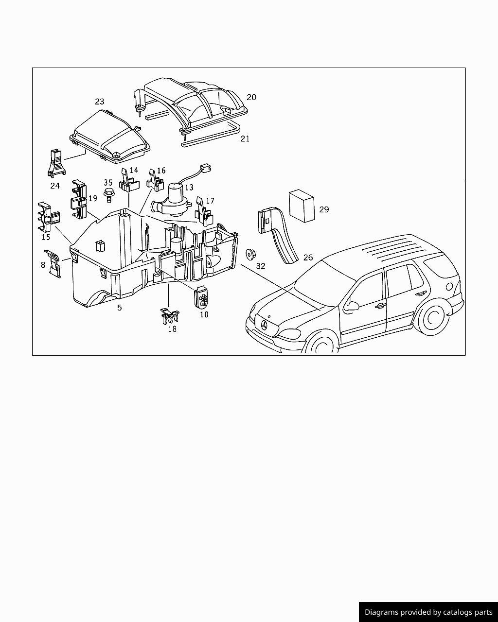 Car part diagram