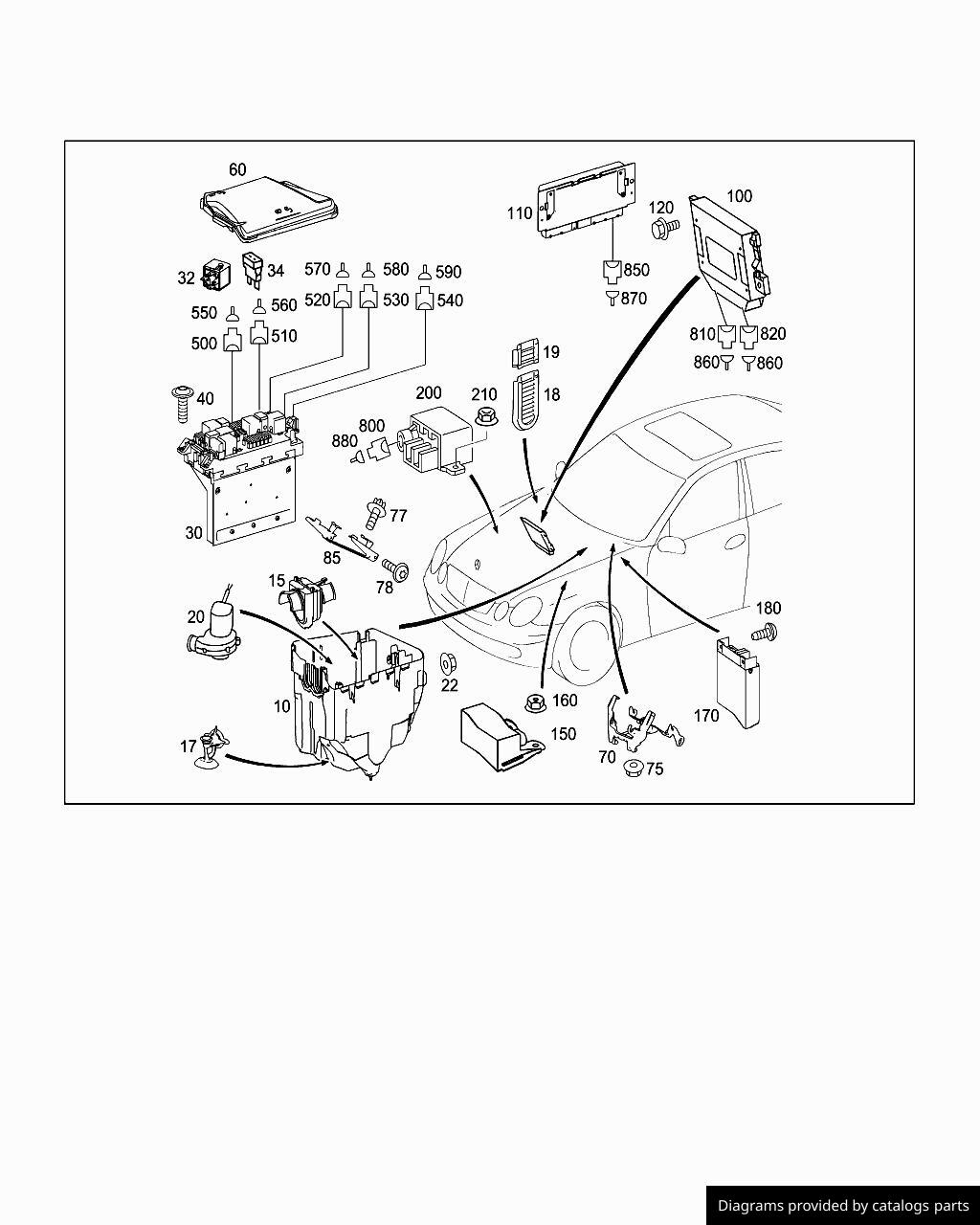 Car part diagram