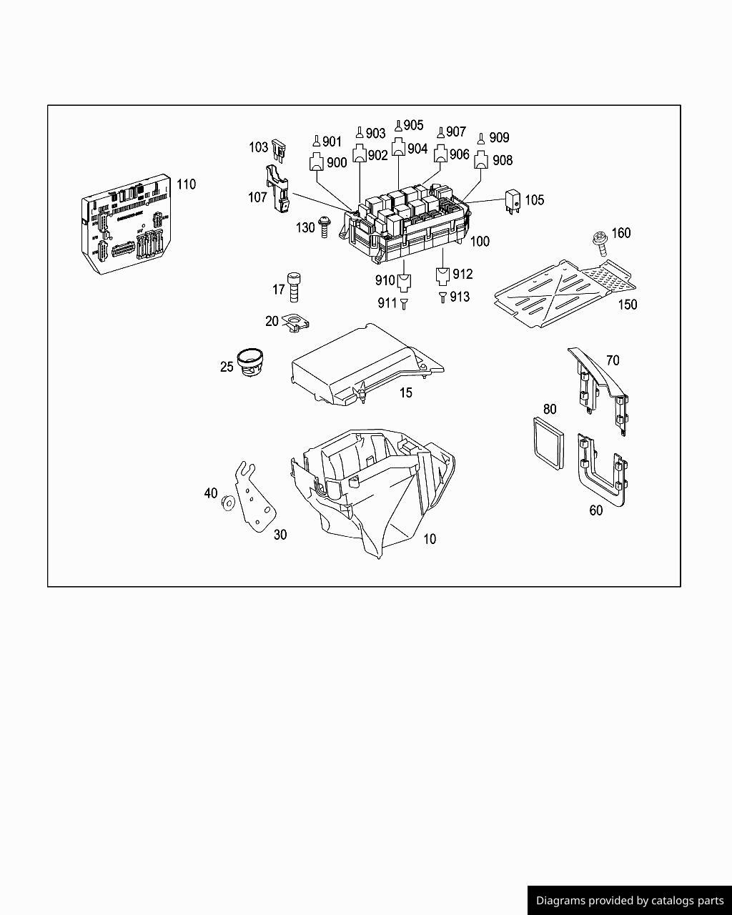 Car part diagram