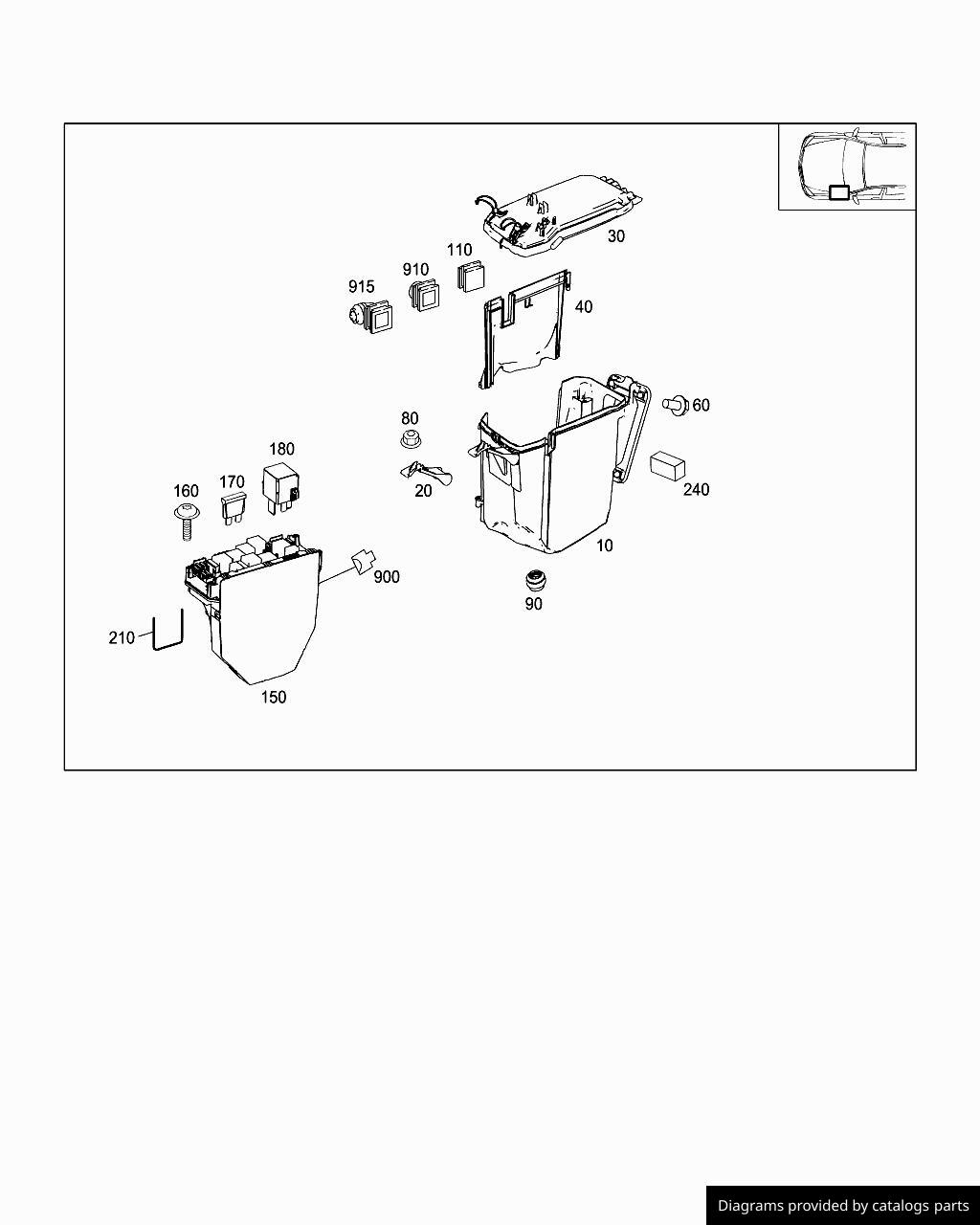 Car part diagram