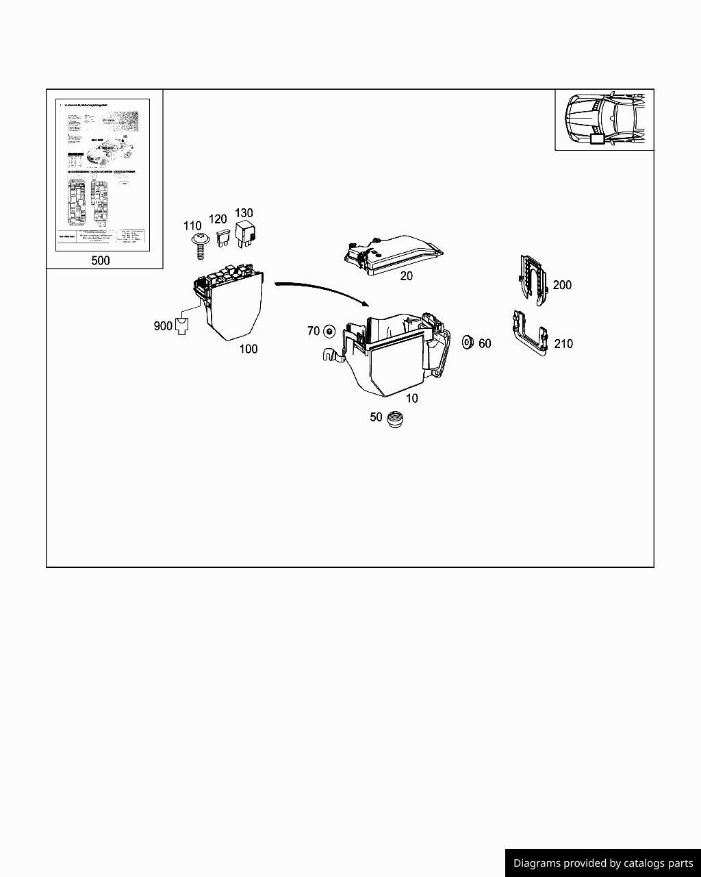 Car part diagram