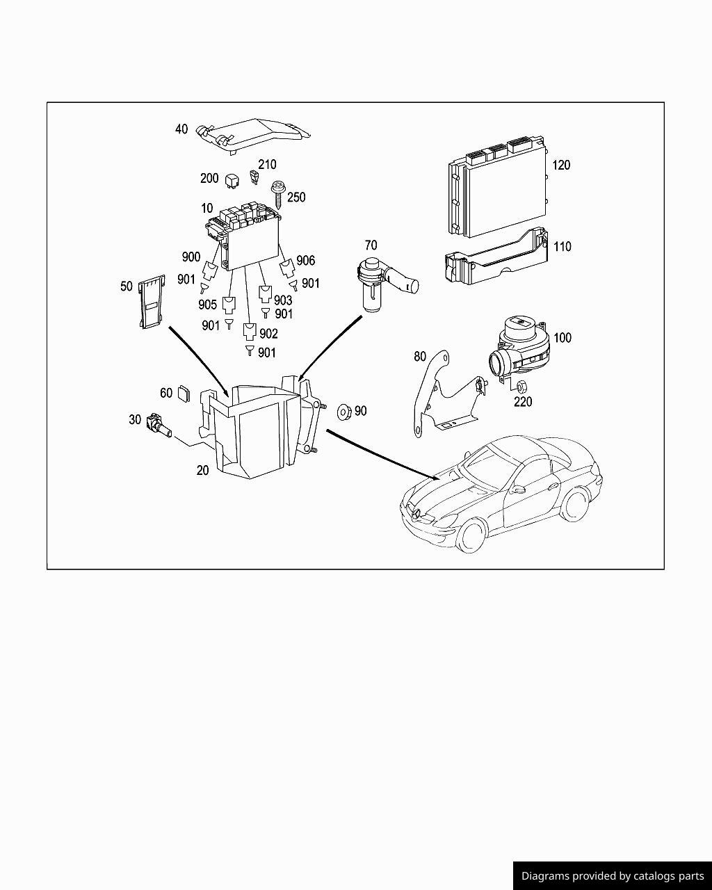 Car part diagram