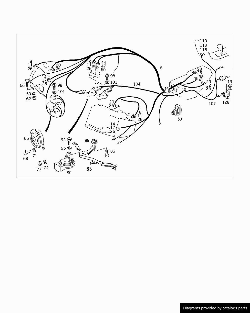 Car part diagram