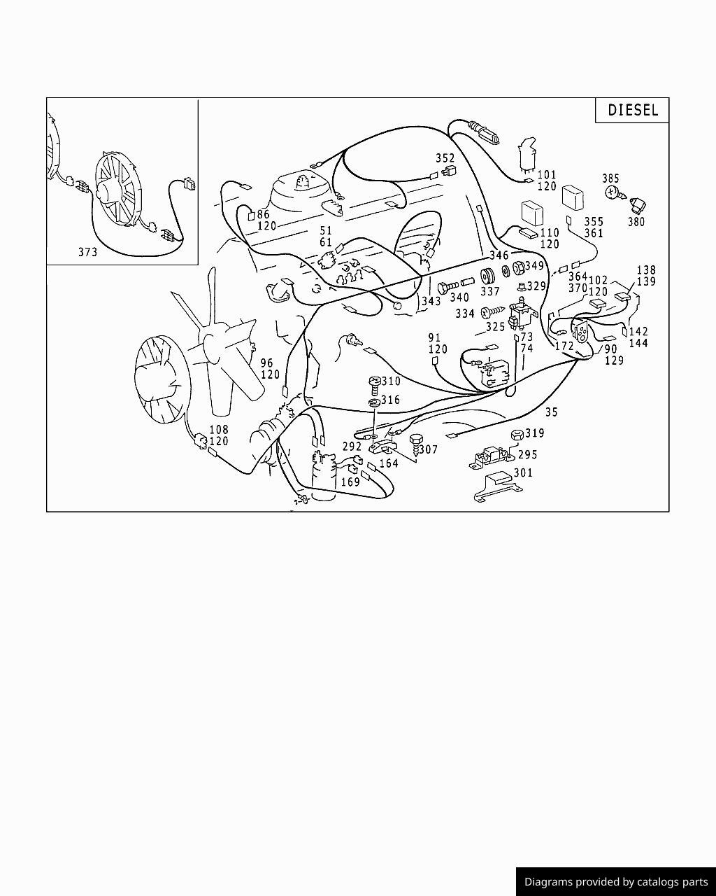 Car part diagram