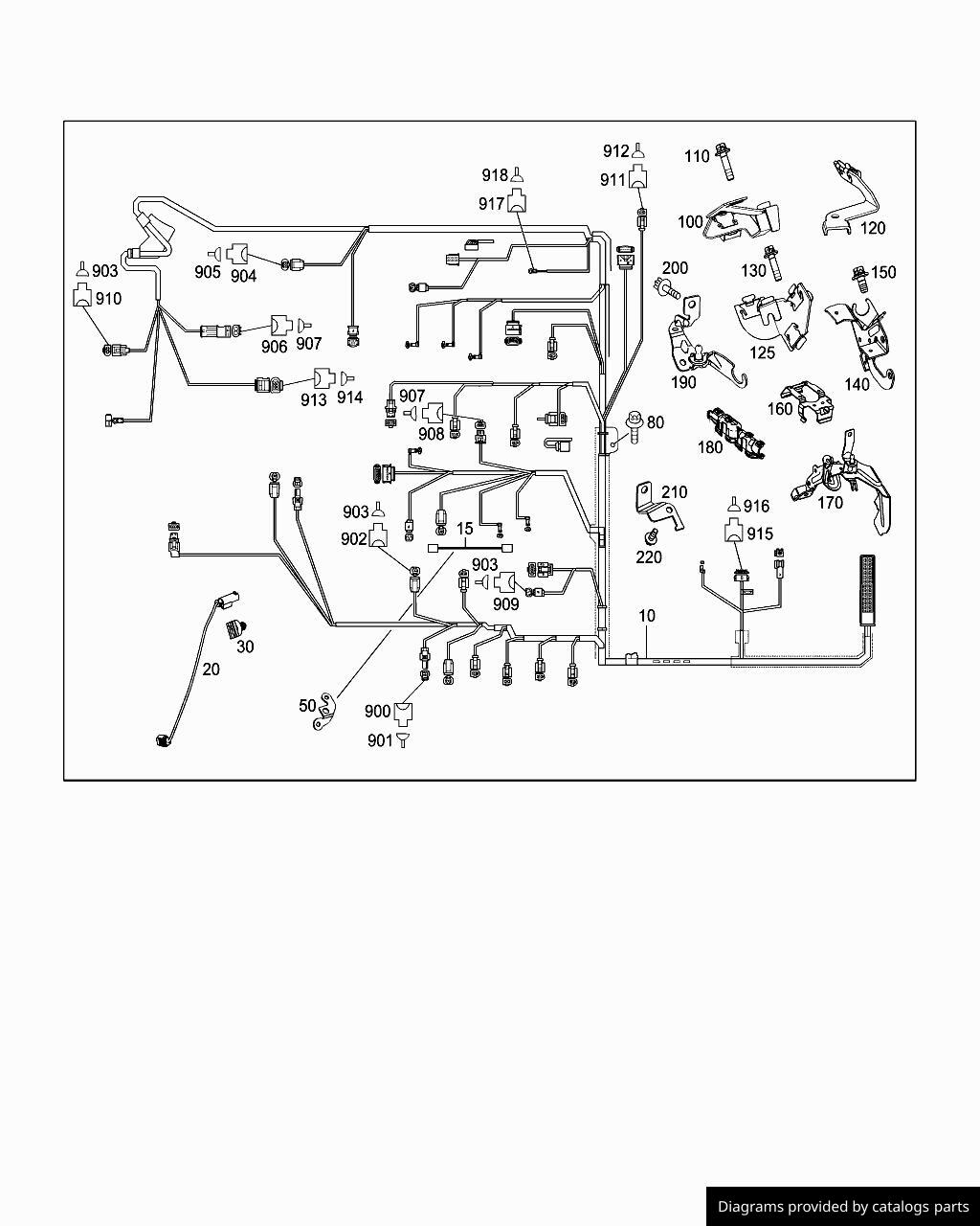 Mercedes Benz Engine Wiring Harness A6421506089 - LLLParts