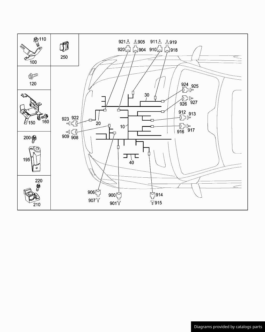 Car part diagram