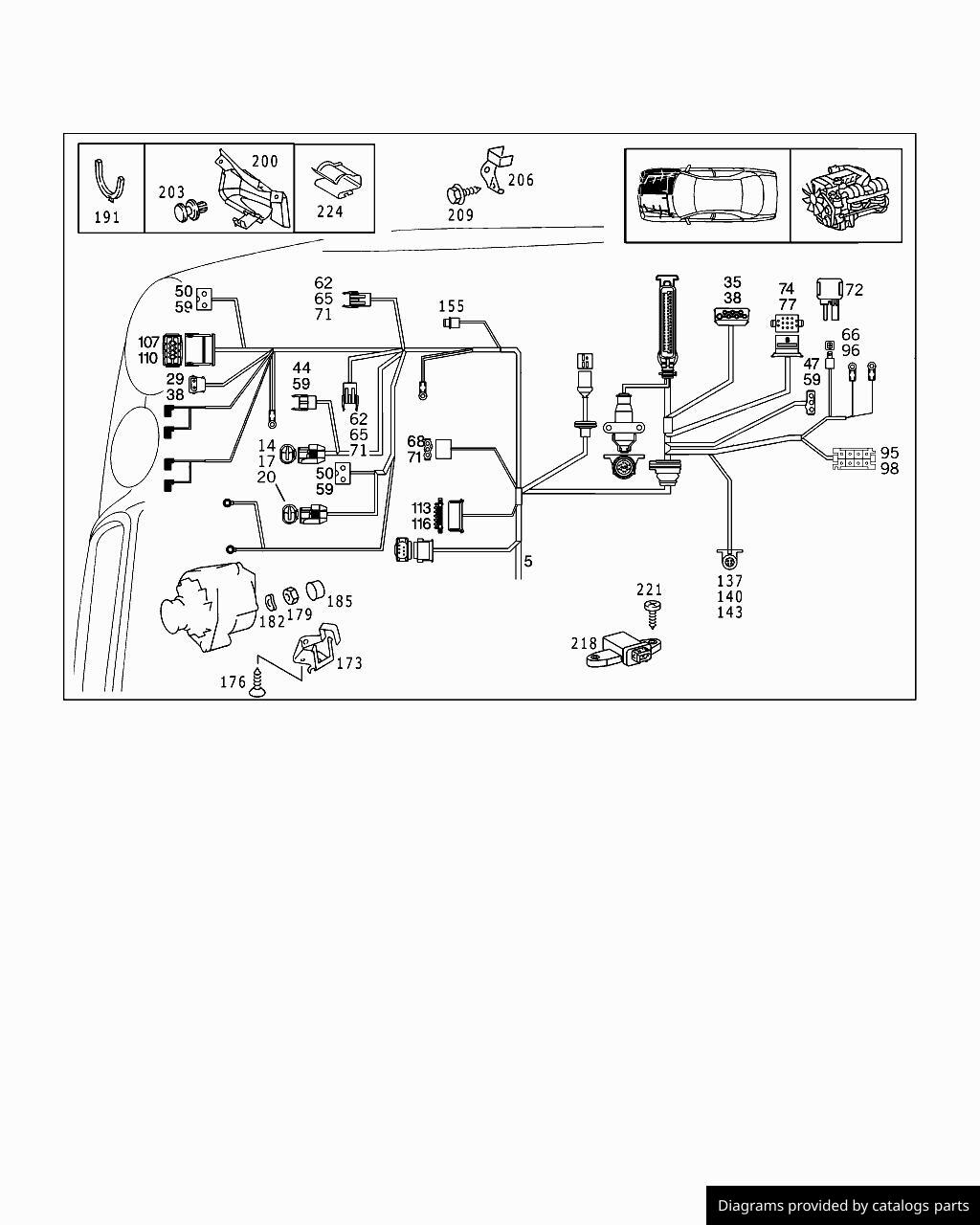 Car part diagram