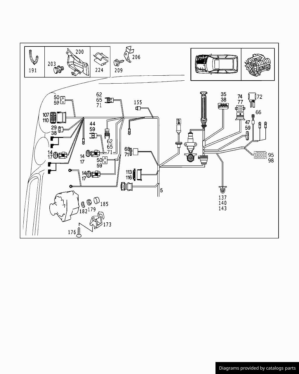 Car part diagram
