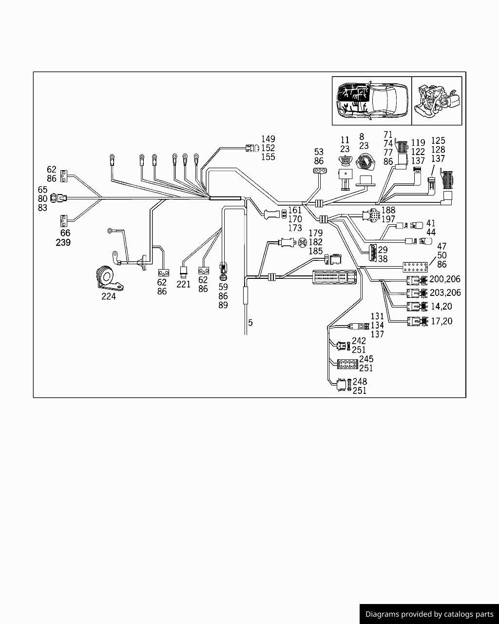 Car part diagram