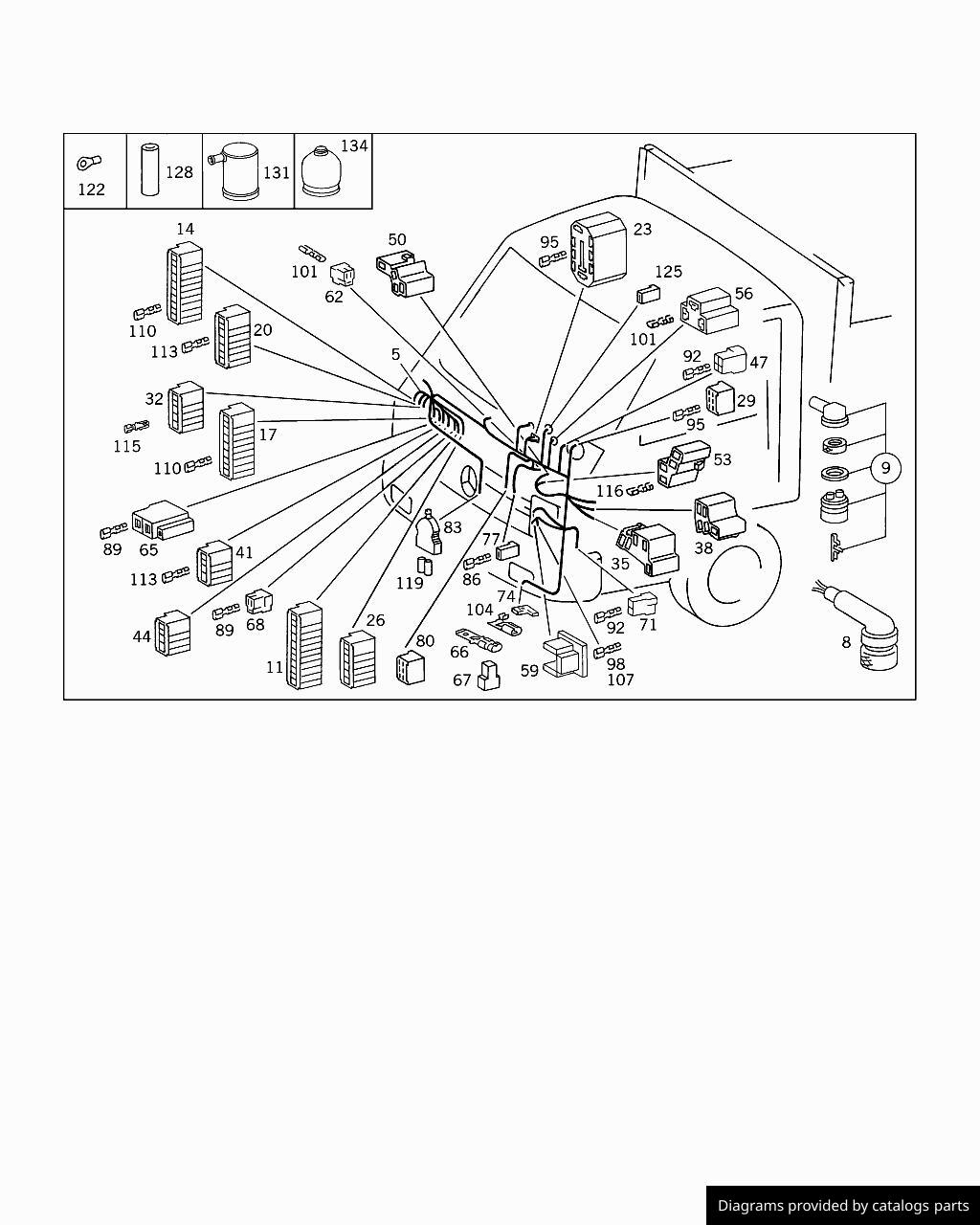Car part diagram