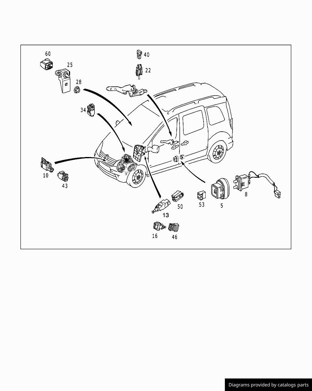 Car part diagram