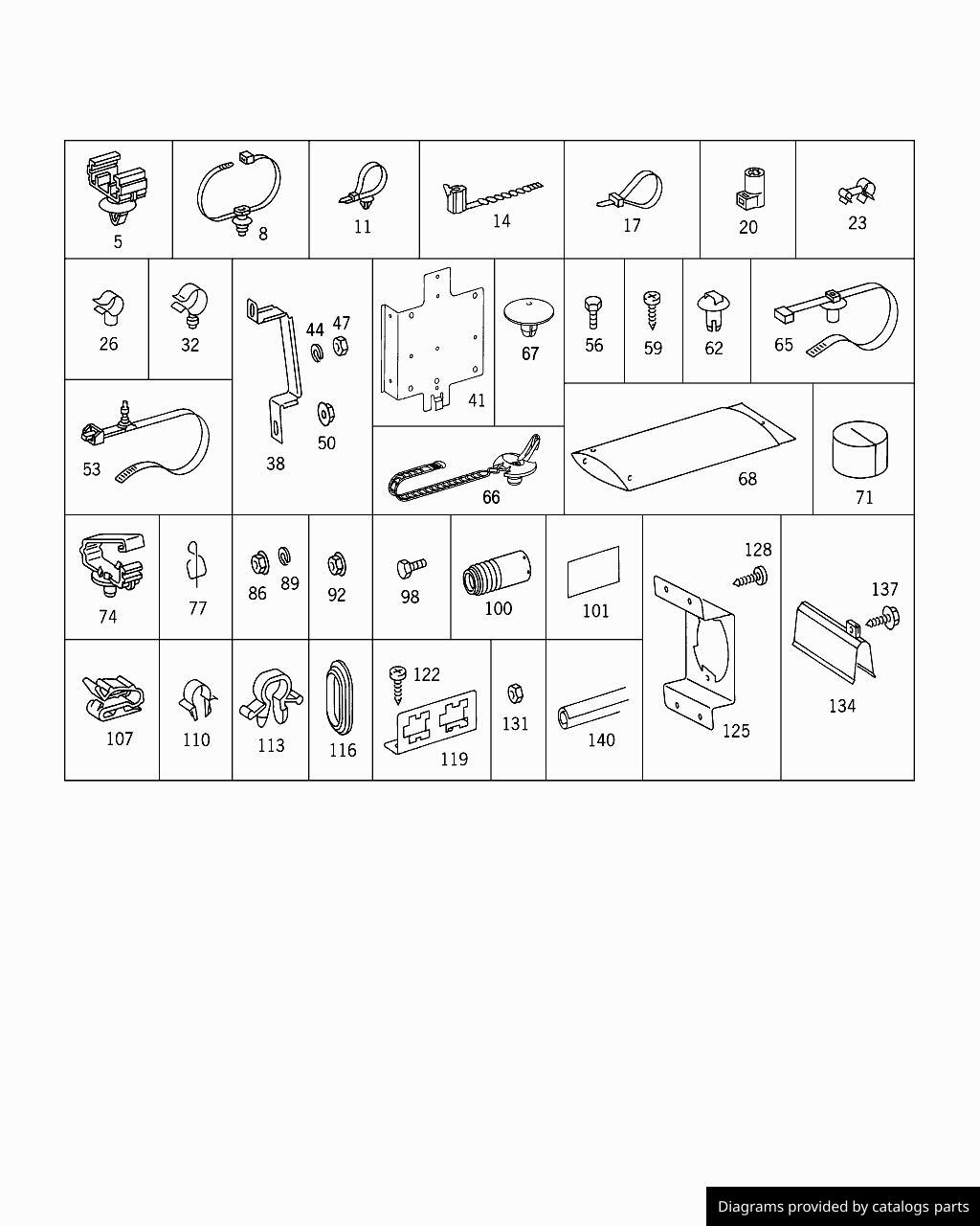 Car part diagram