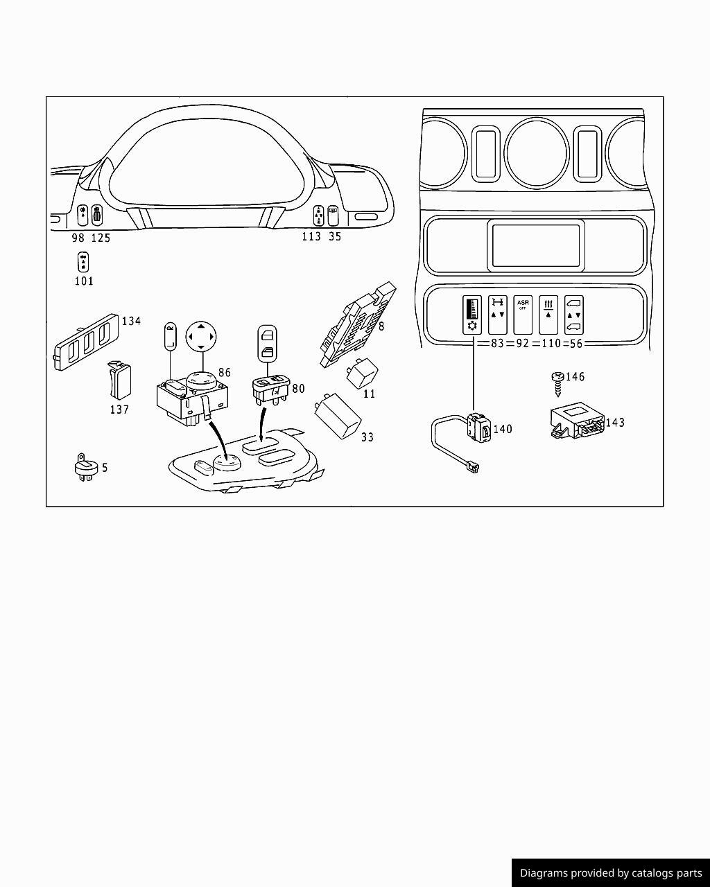 Car part diagram